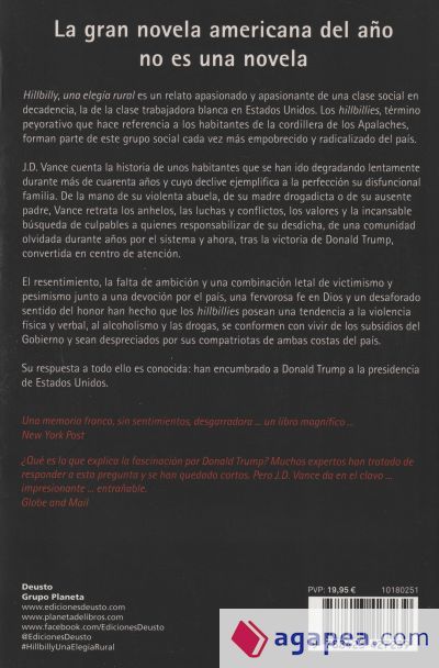 Hillbilly, una elegía rural: Memorias de una familia y una cultura en crisis Hillbilly, una elegía rural: Memorias de una familia y una cultura en crisis