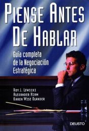 Portada de Piense antes de hablar