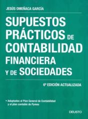 Portada de Supuestos prácticos de contabilidad financiera y de sociedades