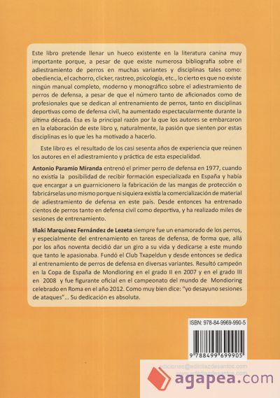 La construcci&oacute;n del perro de defensa: herencia, medio y aprendizaje
