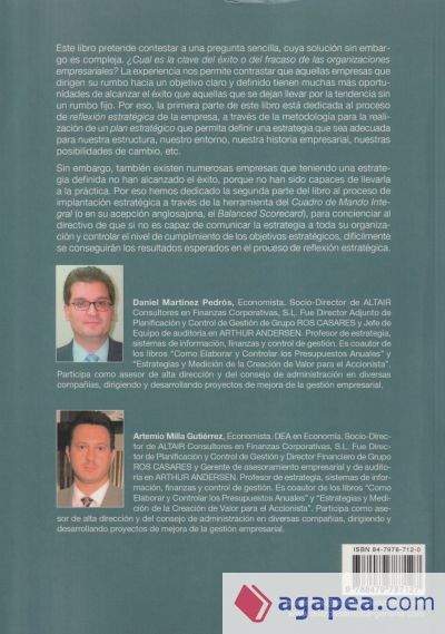 La elaboración del plan estratégico y su implantacción a través del Cuadro de Mando Integral