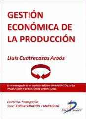 Portada de Gestión económica de la producción (Ebook)