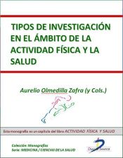 Portada de Tipos de investigación en el ámbito de la actividad física y la salud (Ebook)