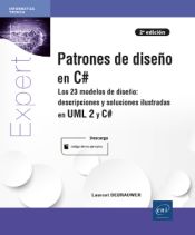 Portada de Patrones de diseño en C#: Los 23 modelos de diseño: descripción y soluciones ilustradas en UML 2 y C#