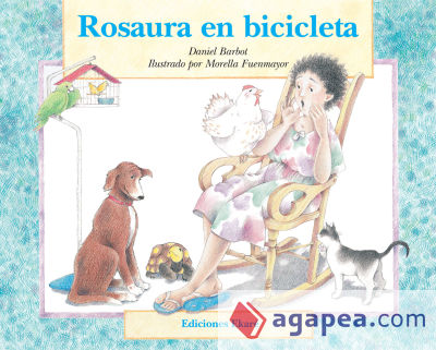 Rosaura en bicicleta