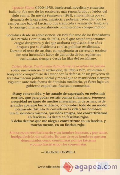 Carta a Moscú "Escritos antiestalinistas de un socialista sin partido (1936-1975)"