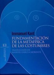 Portada de Fundamentación de la metafísica de las costumbres