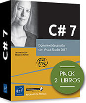 Portada de C# 7 Pack de 2 libros: Domine el desarrollo con Visual Studio 2017