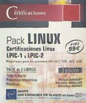 Portada de Linux - Pack de 2 libros Preparación para la certificación LPIC-1 y LPIC-2 (exámenes LPI 101, 102, 201, 202) (3a edición)