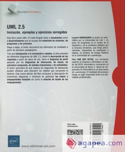 UML 2.5 INICIACION, EJEMPLOS Y EJERCICIOS CORREGIDOS (Recursos Informaticos)