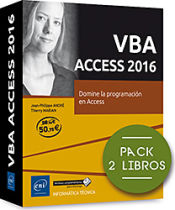 Portada de VBA Access 2016: Domine la programación en Access. Pack