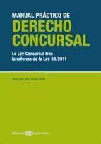 Portada de MANUAL PRÁCTICO DE DERECHO CONCURSAL (Ebook)