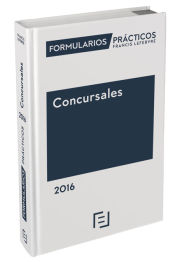 Portada de Formularios prácticos concursales 2016