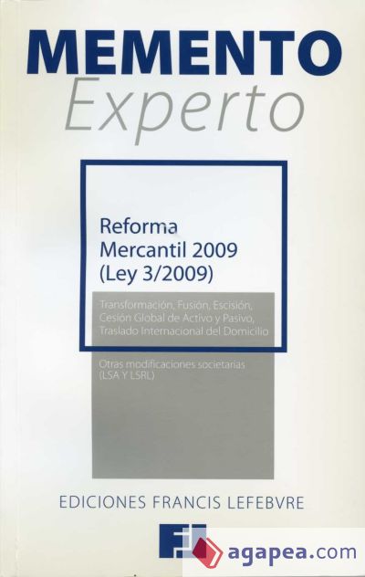 MEMENTO EXPERTO REFORMA MERCANTIL 2009