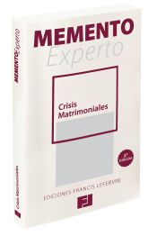 Portada de Memento Experto Crisis Matrimoniales