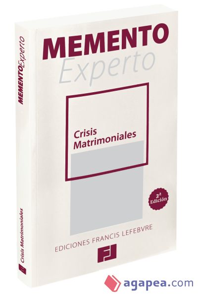 Memento Experto Crisis Matrimoniales