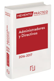 Portada de Memento Práctico Administradores y Directivos 2016-2017