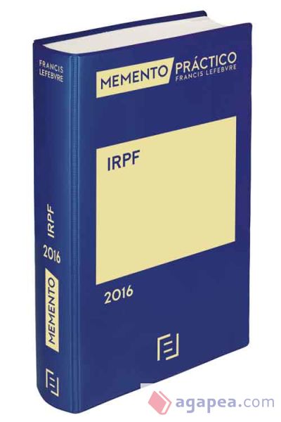 Memento Practico IRPF 2016