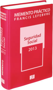 Portada de Memento Práctico Seguridad Social 2013