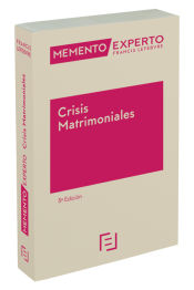 Portada de Memento experto crisi matrimoniales