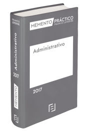 Portada de Memento práctico Administrativo 2017 (PRE-VENTA. PREVISTA PUBLICACIÓN 30 SEPTIEM