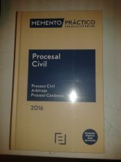 Portada de Memento práctico procesal civil 2016