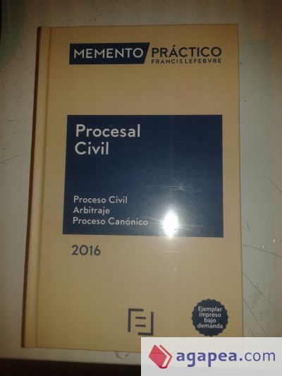 Memento práctico procesal civil 2016