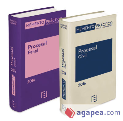 Pack memento práctico procesal penal 2016