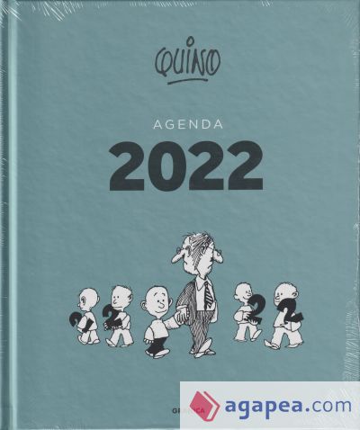 Agenda 2022 Quino encuadernada azul