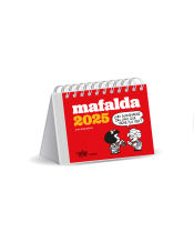 Portada de Mafalda 2025, Calendario Escritorio Rojo