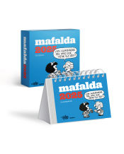 Portada de Mafalda 2025, Calendario Escritorio Turquesa CON CAJA