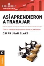 Portada de Así aprendieron a trabajar (Ebook)