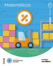 Portada de MATEMATICAS 6 PRIMARIA CONSTRUYENDO MUNDOS