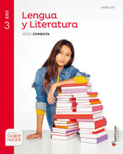 Portada de Saber hacer, Comenta, Lengua y literatura, 3 ESO