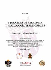 Portada de Actas de las V Jornadas de Heráldica y Vexilología Territoriales