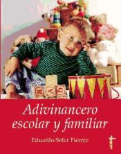 Portada de Adivinancero escolar y familiar