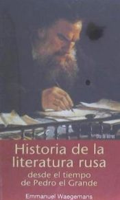 Portada de Historia de la literatura rusa desde el tiempo de Pedro el Grande