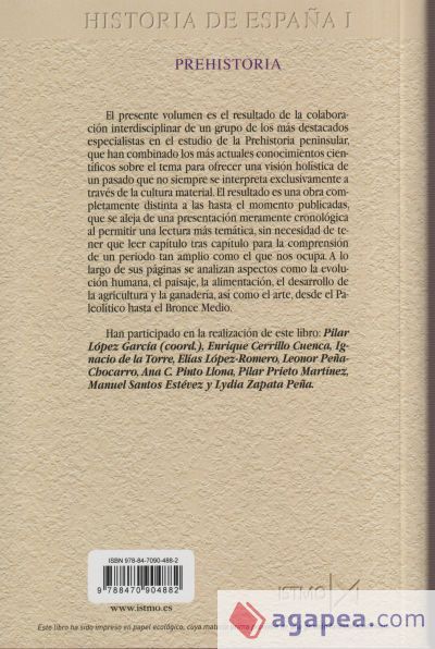 La Prehistoria en la pen&iacute;nsula Ib&eacute;rica