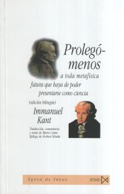 Portada de Prolegomenos a toda metafisica futura que haya de poder presentarse como ciencia