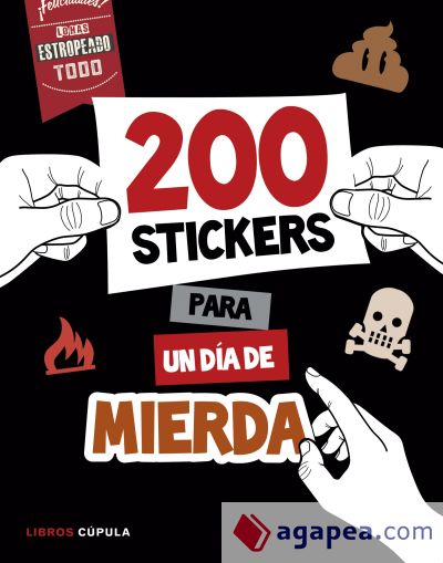 200 stickers para un día de mierda