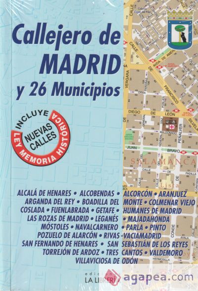 Callejero de Madrid y 26 municipios