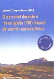 Portada de El personal docente e investigador (PDI) laboral de centros universitarios