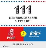 Portada de 111 maneras de saber si soy del PSOE o del PP