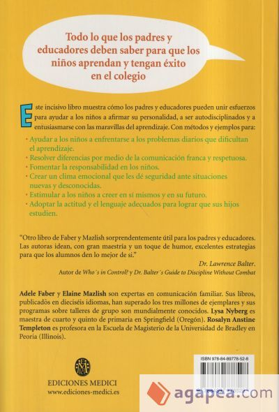 COMO HABLAR PARA QUE HIJOS ESTUDIEN