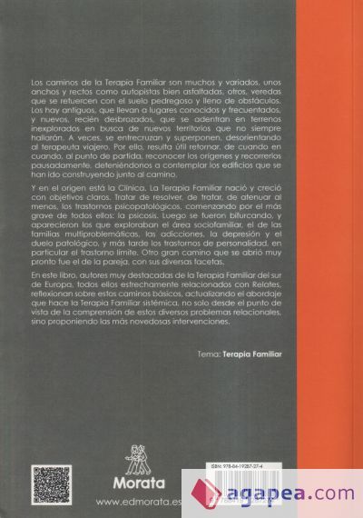 Caminos de la Terapia Familiar. Un largo recorrido desde la cl&iacute;nica a lo social en Terapia Familiar Sist&eacute;mica (Nueva edici&oacute;n ampliada)