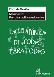 Portada de Manifiesto: Por otra política educativa