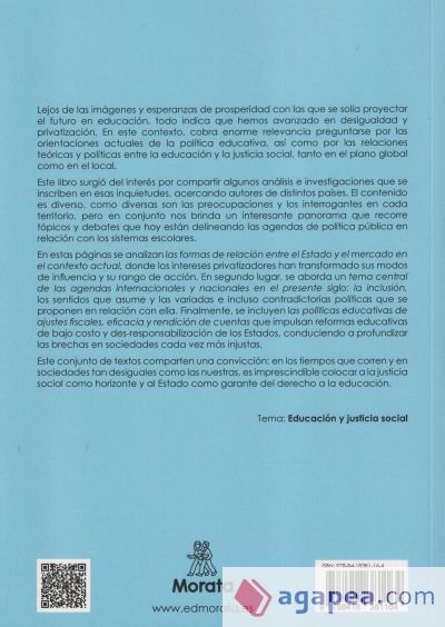 Políticas educativas y justicia social. Entre lo global y lo local