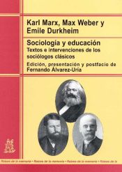 Portada de Sociología y educación