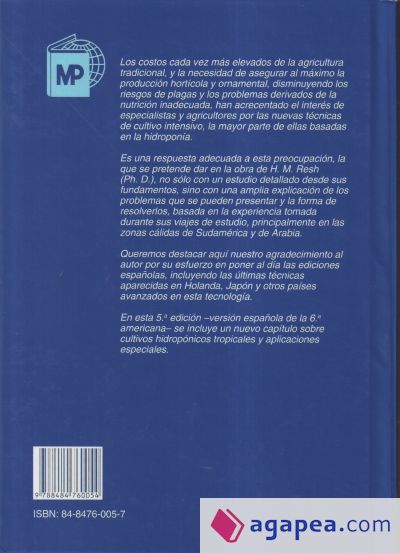 Cultivos hidropónicos. Nuevas técnicas de producción