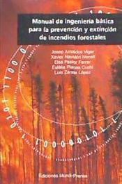 Portada de Manual de ingeniería básica para la prevención y extinción de incendios forestales